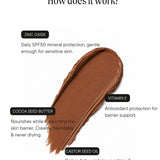 Creamy Contour Foundation Stick SPF50 in BRAVE
