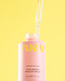 Fuca Clean Skincare | Hydration Hero Hyaluronic Rescue Serum | A souped-up hydrating serum that locks in moisture. This potent hydrator is the ultimate thirst quencher for parched complexions. Delivering an instant boost of hydration thanks to three types